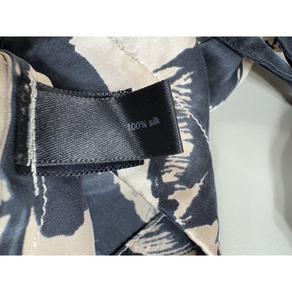 VTG Y2K The Limited Womens Babydoll Tie Tank S Floral 100% Silk Going Out Top - Picture 6 of 12